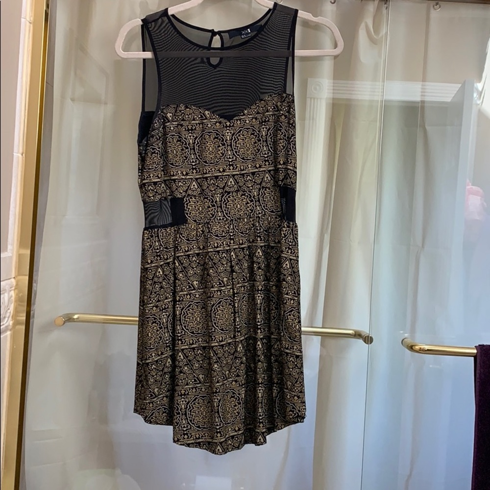Aztec mesh dress